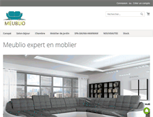 Tablet Screenshot of meublio.com